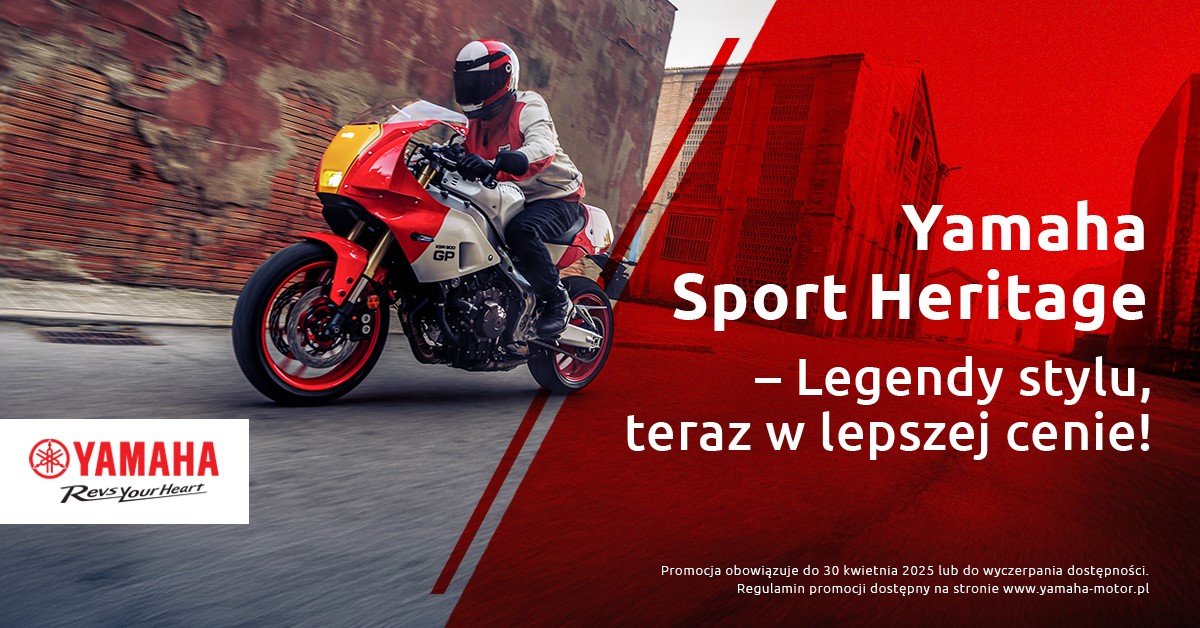 Yamaha Sport Heritage – Legendy stylu, teraz w lepszej cenie!